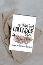 Load image into Gallery viewer, 2024 flower calendar | wildflower calendar | wall calendar
