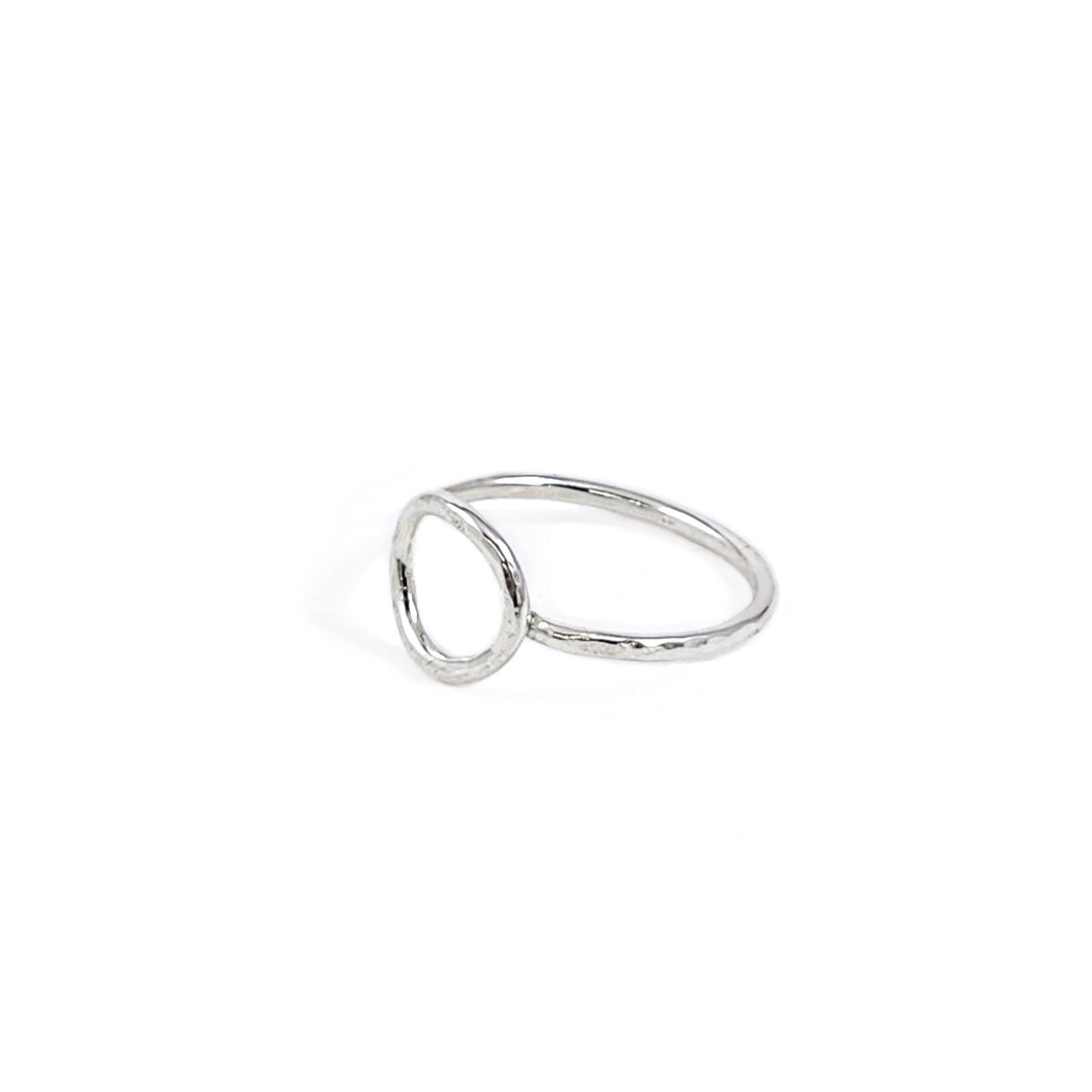 Sterling Silver round top ring