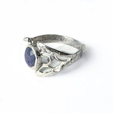 Load image into Gallery viewer, Sterling silver and tanzanite ring
