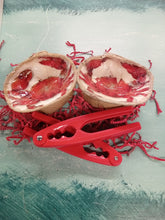 Load image into Gallery viewer, Red Crab Pedestal Clamshells
