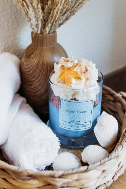 Ocean Breeze Dessert Candle