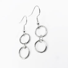 Load image into Gallery viewer, Sterling silver hoop earrings
